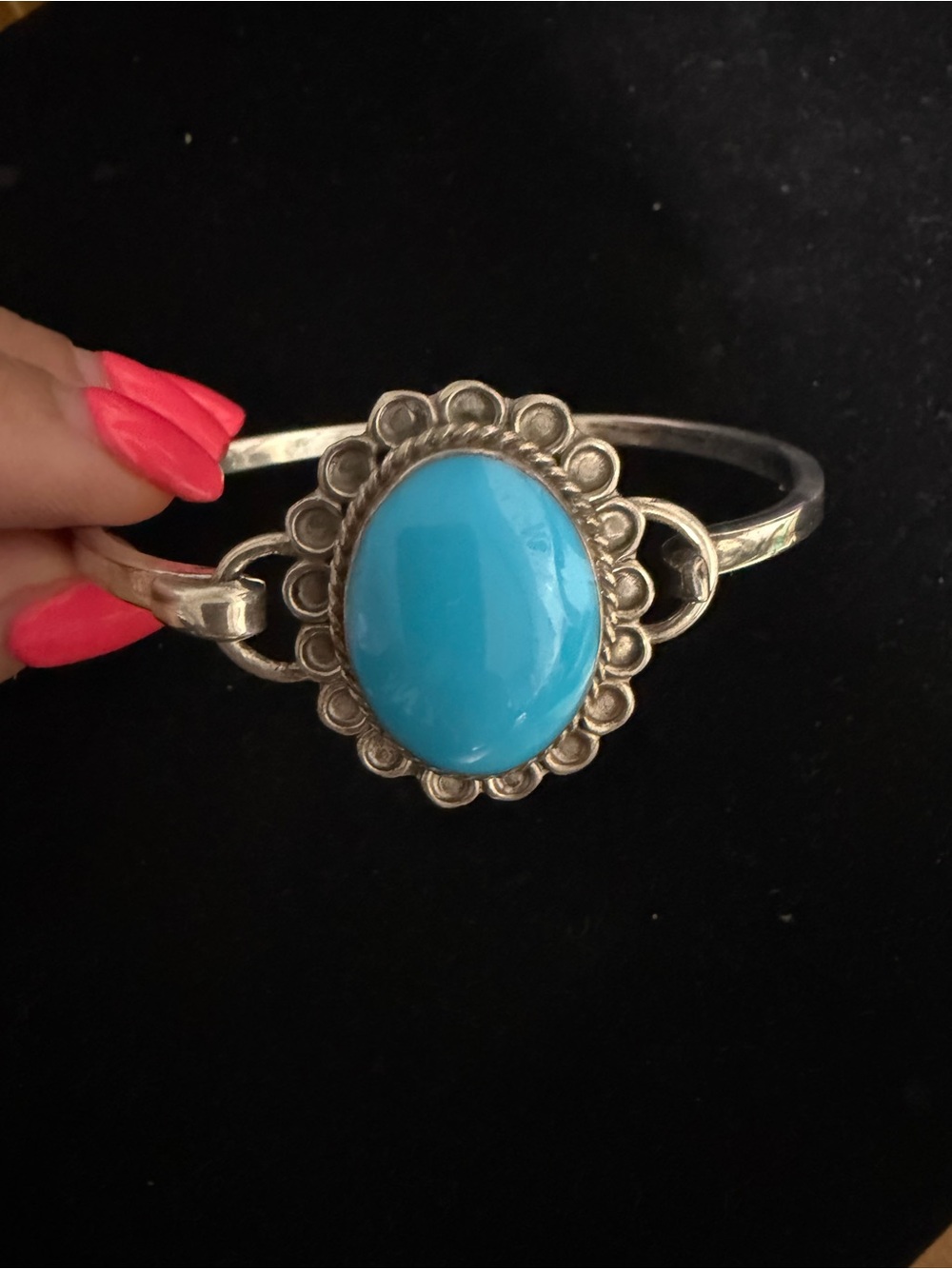 TAXCO Mexico vintage turquoise bracelet